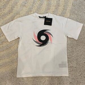 Palm Angels International Yin & Yang White T-Shirt Mens Size Large